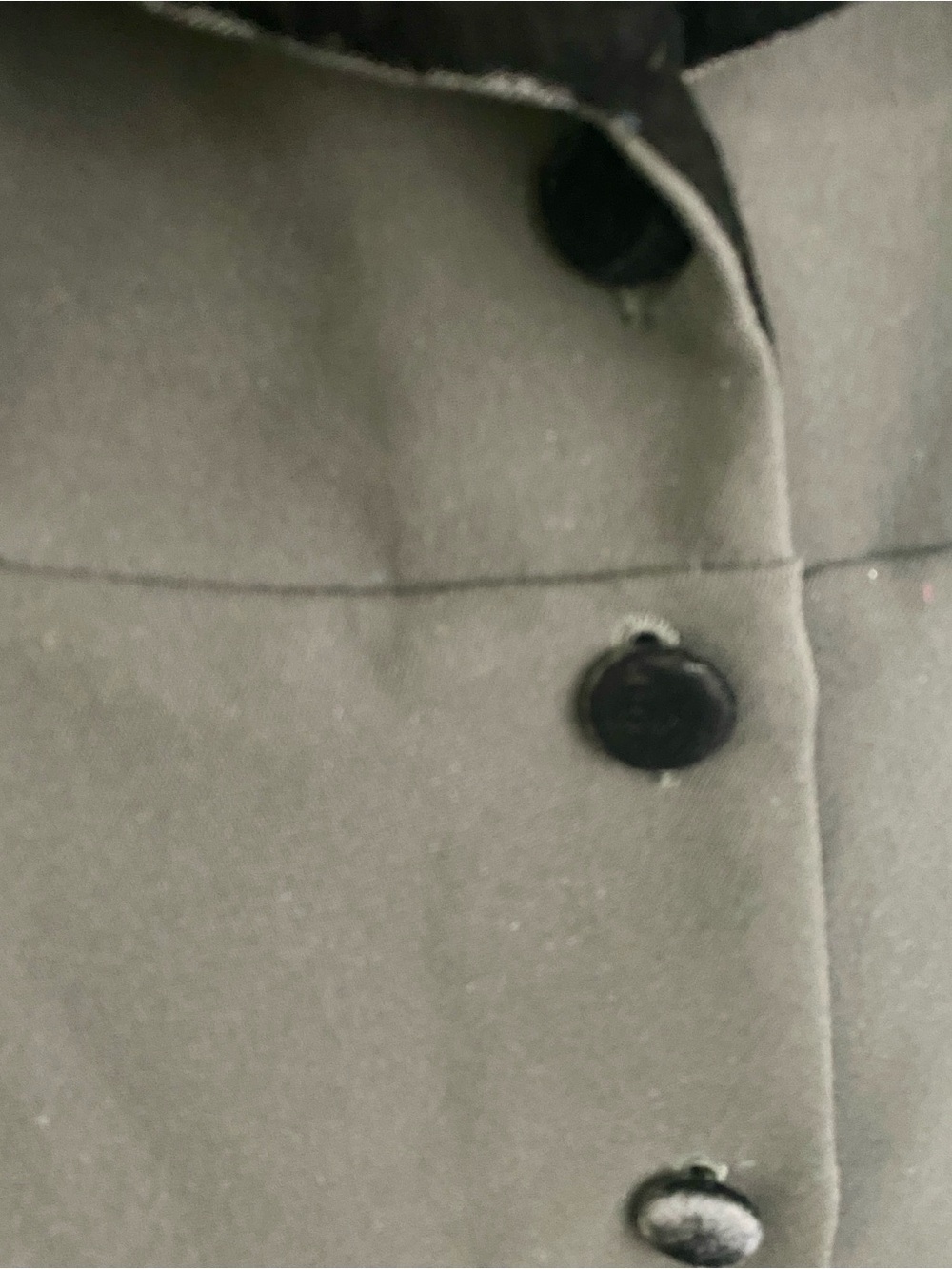 Sandro Paris Black Velvet Collar Button-Front Tuxedo Mini Dress - Picture 4 of 8